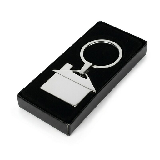 Brelok do kluczy "domek" | Alice V2084-32 - srebrny