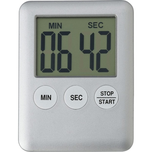 Minutnik kuchenny z magnesem V8554-32 - srebrny