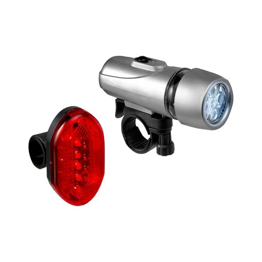 Zestaw lampek rowerowych V5541-00 - neutralny