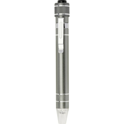 Srubokret, 6 koncowek, lampka LED V5764-19 - szary