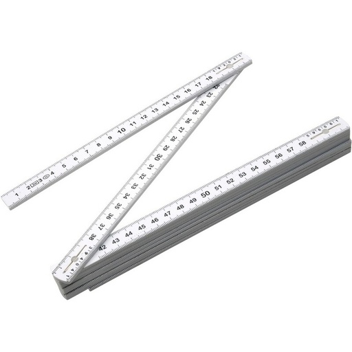 Miara 2m, skladana V5778-02 - bialy