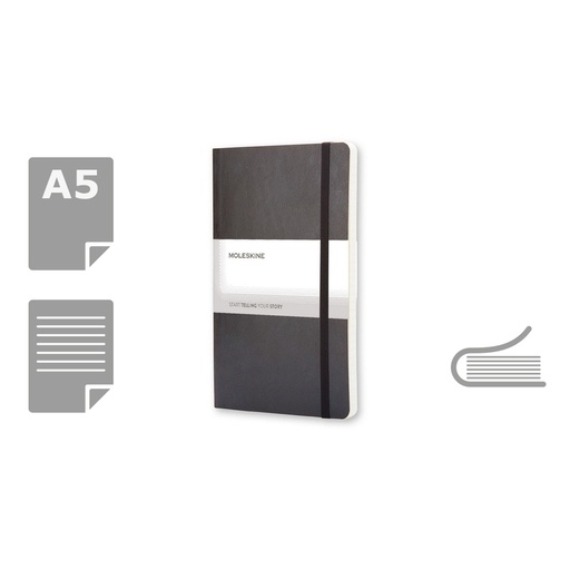 MOLESKINE Notatnik ok. A5 VM303-03 - czarny