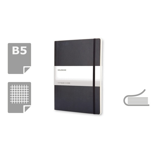 MOLESKINE Notatnik ok. B5 VM403-03 - czarny