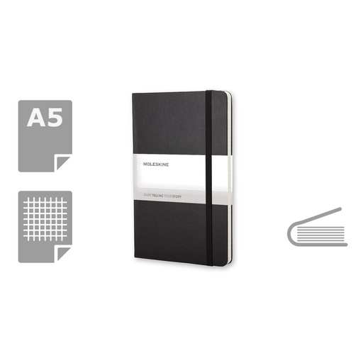 MOLESKINE Notatnik ok. A5 VM304-03 - czarny