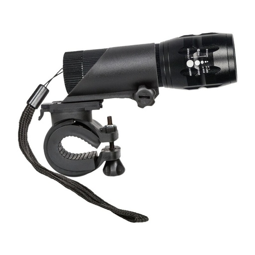Latarka 1 CREE LED Air Gifts, lampka rowerowa | Cynthia V8747-03 - czarny