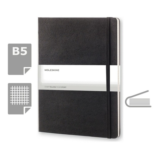 MOLESKINE Notatnik ok. B5 VM406-03 - czarny