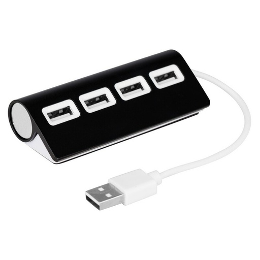 Hub USB 2.0 | Fletcher V3447-03 - czarny