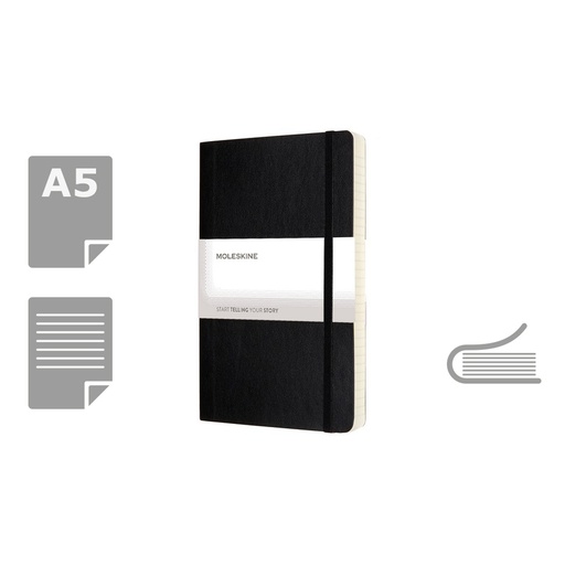 MOLESKINE Notatnik ok. A5 VM308-03 - czarny