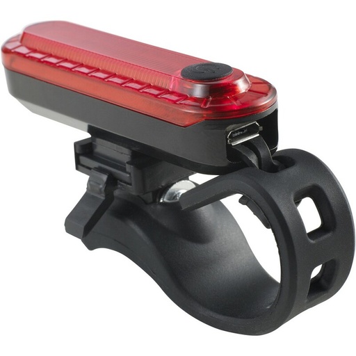 Lampka rowerowa V9762-12 - burgund