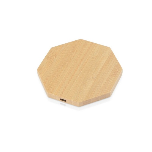 Bambusowa ladowarka bezprzewodowa 5W | Matilda V0330-00 - neutralny