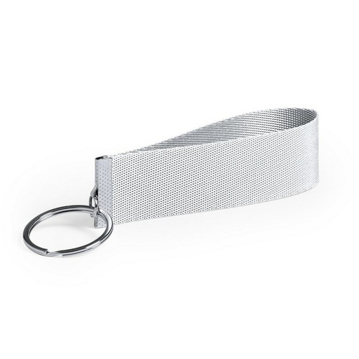 [V0864-02] Brelok do kluczy z zawieszką V0864-02 - biały