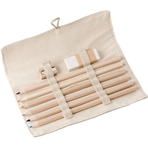 [V7378-25] Zestaw szkolny, piórnik V7378-25 - khaki