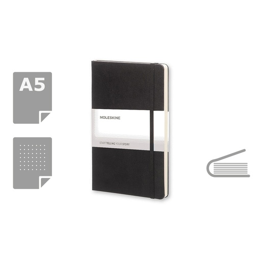 MOLESKINE Notatnik ok. A5 VM309-03 - czarny