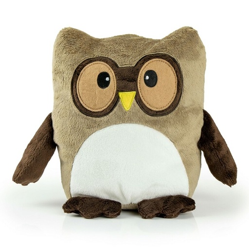 [HE785-18] Pluszowa poduszka, sowa | Professowl HE785-18 - jasnobrązowy