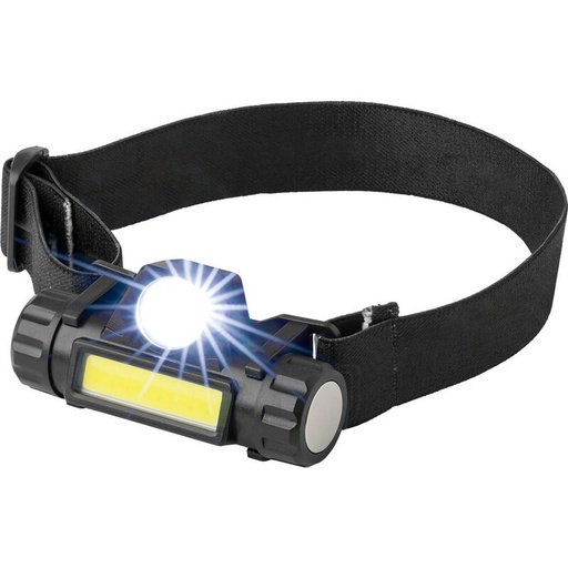 [V7265-03] Latarka na głowę LED V7265-03 - czarny