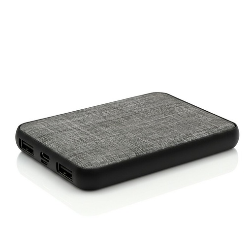 Power bank 5000 mAh RPET | Russo V8199-19 - szary