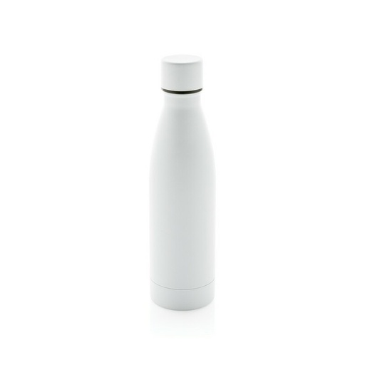Butelka termiczna 500 ml, stal nierdzewna z recyklingu P433.273 - bialy