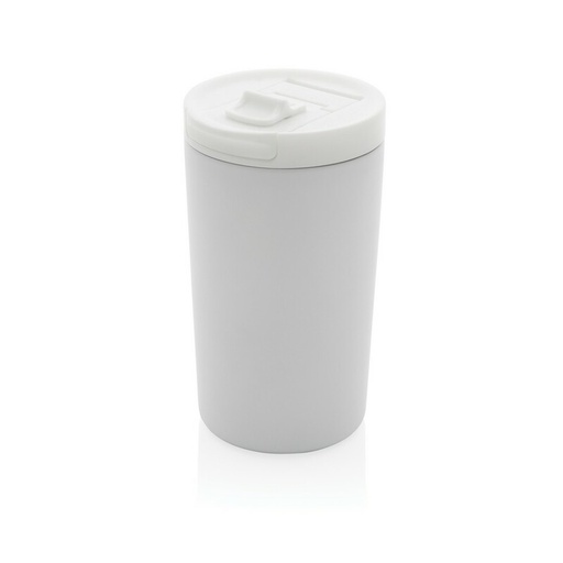 Kubek termiczny 300 ml, stal nierdzewna z recyklingu P435.093 - bialy