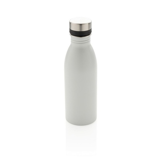 Butelka sportowa 500 ml ze stali nierdzewnej z recyklingu P435.713 - bialy