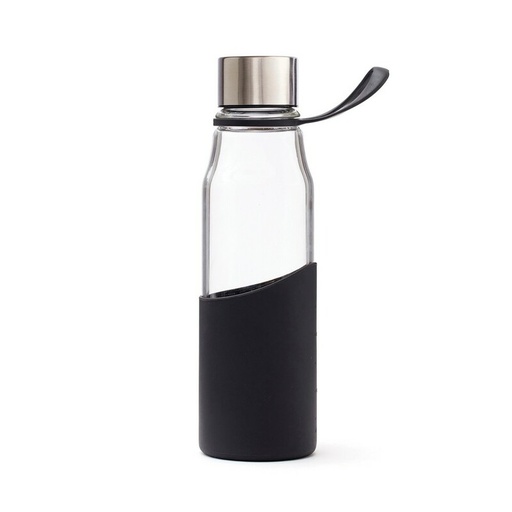 Szklana butelka 550 ml VINGA Lean VG066-03 - czarny