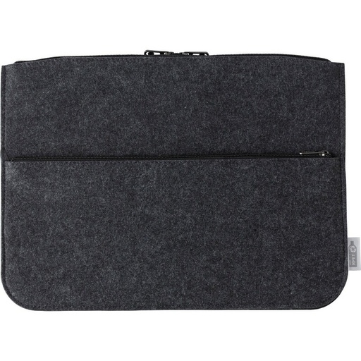 Etui na laptopa 14" z filcu RPET, teczka na dokumenty V1256-15 - grafitowy