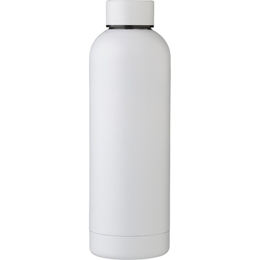 Butelka termiczna 500 ml ze stali nierdzewnej z recyklingu V1177-02 - bialy
