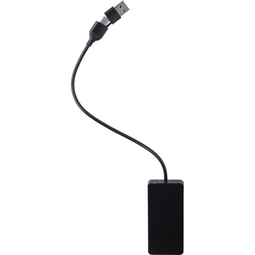 Hub USB i USB typu C V1689-03 - czarny