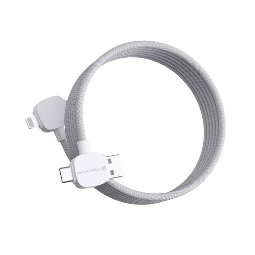 Kabel do ladowania i synchronizacji Urban Vitamin Stockton 65W P302.7103 - bialy