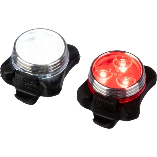Zestaw lampek rowerowych VA223-00 - neutralny
