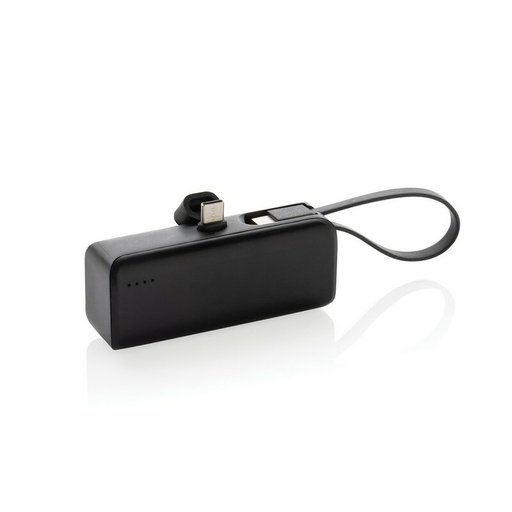 Power bank 3000 mAh Powerlink, wyjscie USB typu C P322.4901 - czarny
