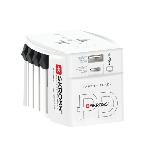 Adapter podrozny SKROSS MUV 65W VSK13-02 - bialy
