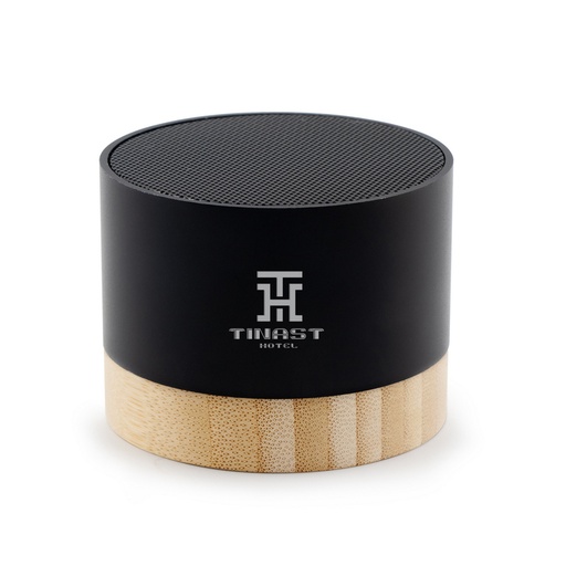 Głośnik bezprzewodowy 3W z aluminium z recyklingu | Jaquann VA112-03 - czarny