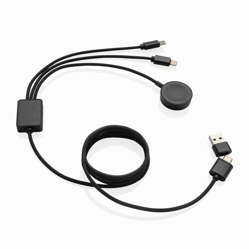 Kabel do ladowania 6 w 1 Terra, bezprzewodowa ladowarka do zegarka P302.5902 - szary