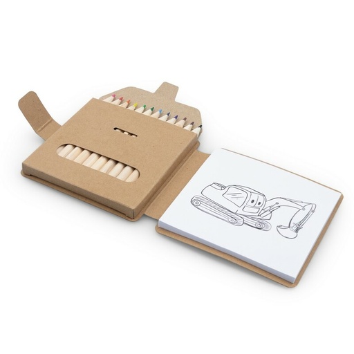 [VA052-00] Zestaw do kolorowania, kredki | Alondra VA052-00 - neutralny