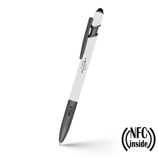 Długopis z chipem NFC | Teagan VA084-02 - biały