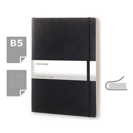MOLESKINE Notatnik ok. B5 VM408-03 - czarny