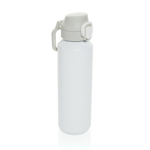 Butelka sportowa 600 ml Via P437.5003 - bialy