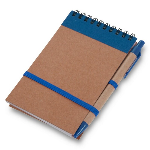 [V2335-11] Notatnik ok. A6 z długopisem | Chapman V2335-11 - niebieski