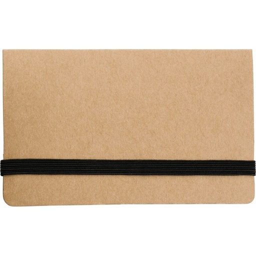 Zestaw do notatek, karteczki samoprzylepne V2685-18 - jasnobrązowy