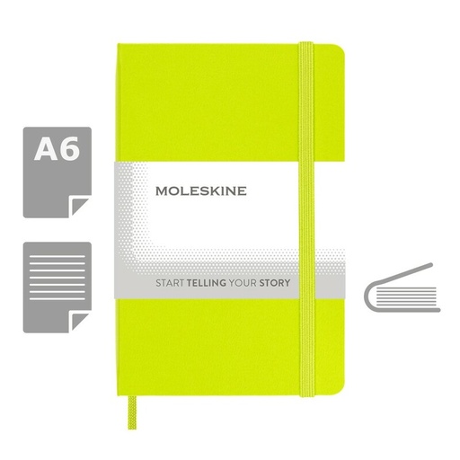 MOLESKINE Notatnik ok. A6 VM201-09 - limonkowy