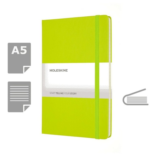 MOLESKINE Notatnik ok. A5 VM301-09 - limonkowy