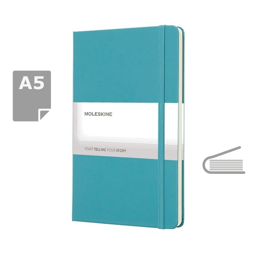 MOLESKINE Notatnik ok. A5 VM302-29 - turkusowy