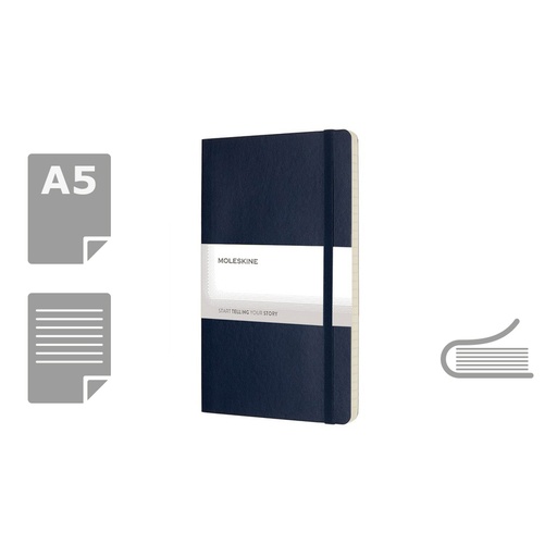 MOLESKINE Notatnik ok. A5 VM303-27 - ciemnoniebieski