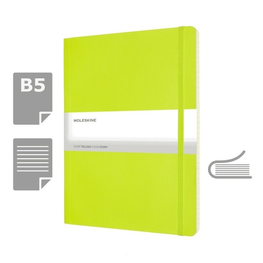 MOLESKINE Notatnik ok. B5 VM401-09 - limonkowy