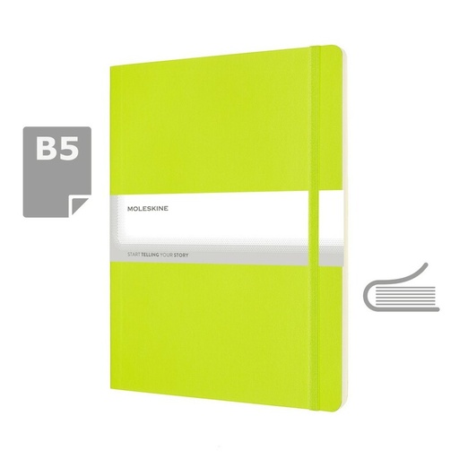 MOLESKINE Notatnik ok. B5 VM402-09 - limonkowy