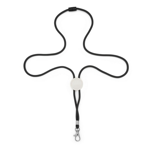 Smycz reklamowa V9831-03 - czarny