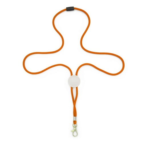 [V9831-07] Smycz reklamowa V9831-07 - pomarańczowy