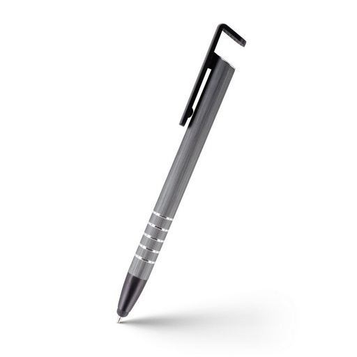 Długopis, touch pen, stojak na telefon | Erran V1816-19 - szary