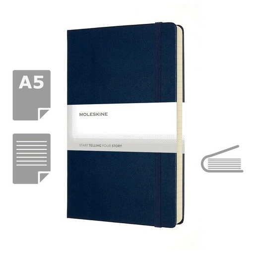 MOLESKINE EXPANDED Notatnik ok. A5 VM307-27 - ciemnoniebieski