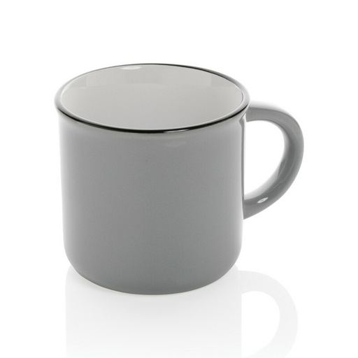 Kubek ceramiczny 280 ml P434.032 - szary